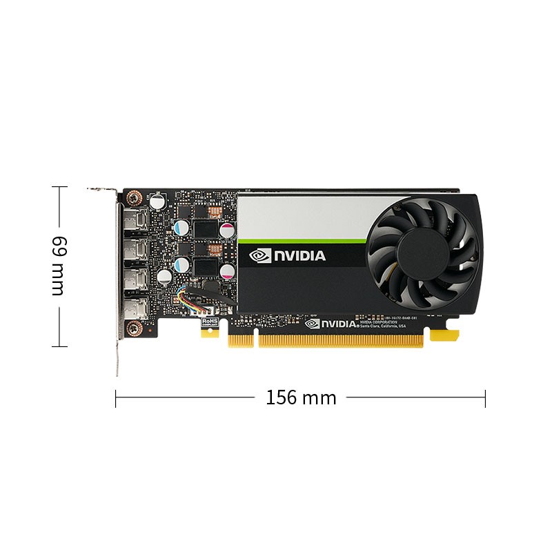 丽台(LEADTEK)NVIDIA T600 4G GDDR6 CUDA核心640 图灵架构 多屏/平面制图设计专业显卡 工包高清大图