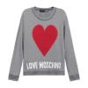 LOVE MOSCHINO 爱莫斯奇诺 女士 聚酯胺纤维/粘胶纤维/羊毛圆领长袖针织衫 WSG23 11 X0683