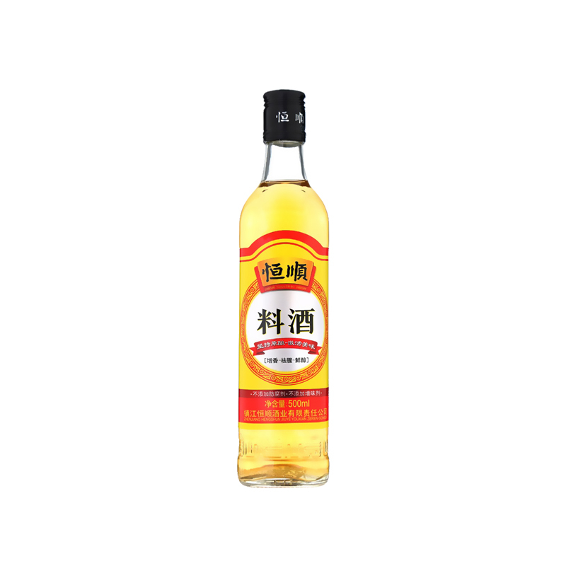 镇江馆 恒顺料酒500ml瓶装家庭炒菜烹调去腥解膻腌制厨房调味料增香提味高清大图