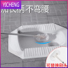 长柄马桶刷加长无死角家用卫生间厕所刷蹲坑清洁刷蹲便器圆头厕刷 YICHENG 长柄马桶刷+可替换刷头1个[急!]刷子