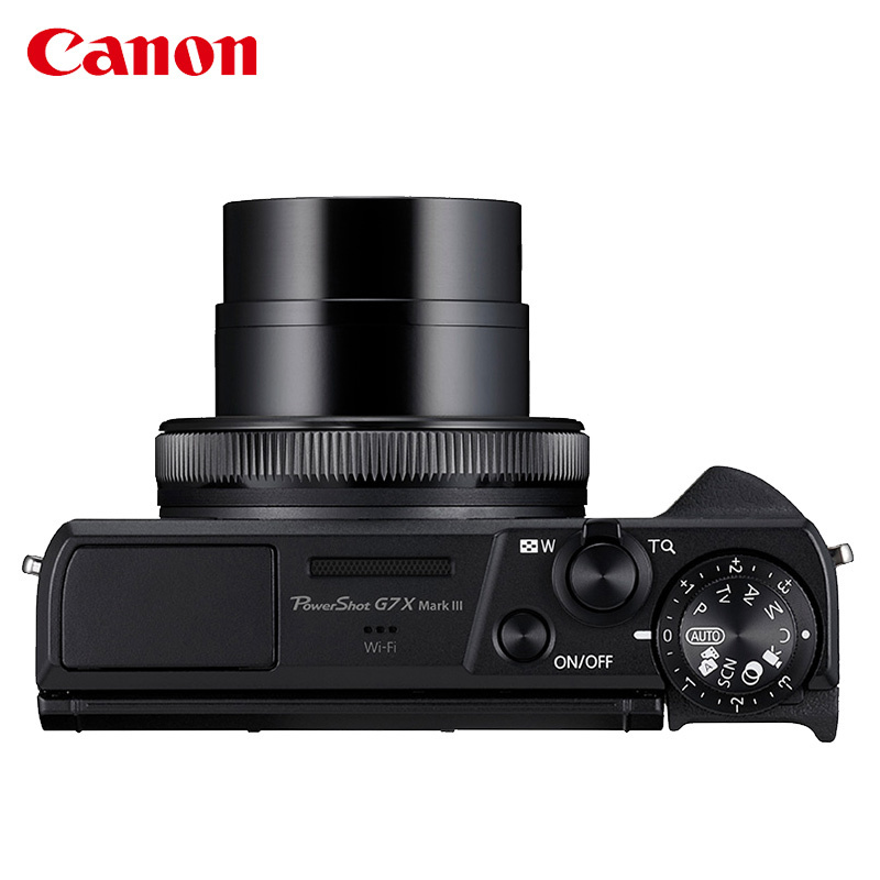 佳能(Canon)PowerShot G7X Ⅲ 黑色 数码相机 Vlog视频拍摄 约2010万有效像素 3英寸屏幕