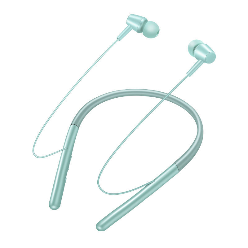 vbnm蓝牙耳机运动跑步颈挂脖式磁吸双耳苹果vivo华为oppo通用