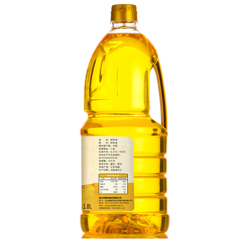 万穗 稻米油1.8L桶装食用油高清大图