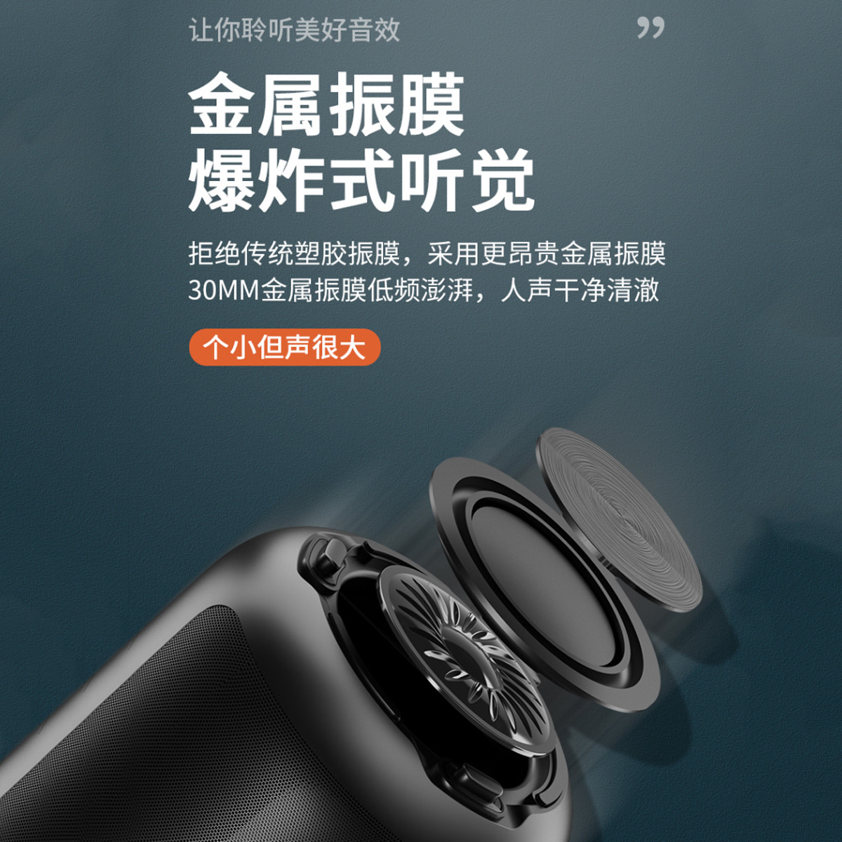 索爱(soaiy)E30无线蓝牙音箱迷你小型音响家用户外大音量3d客厅环绕重低音炮便携高音质K歌收款车载手机通用新款高清大图