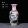 景德镇陶瓷摆件客厅落地插花装饰特大号高60cm粗陶广口富贵竹花瓶 三维工匠 荷清高60cm直径26cm