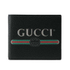 GUCCI 古驰男包 男士gucci古奇奢侈品字母条纹黑色双G钱包