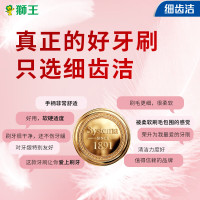 狮王LION细齿洁羽纤靓龈牙刷超软毛细毛成人护龈深入护理清洁单支