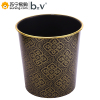 b2V 欧式菱形铜币纸篓 口径24cm*高26cm