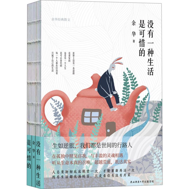[正版]书店没有一种生活是可惜的(余华经典散文)精装四色裸书脊 继活着之后再论人生与自我 现当代文学人生经典励志散文随高清大图