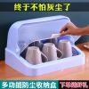 防尘沥水杯架茶杯餐具碗筷奶瓶放杯子的收纳盒家用托盘杯架收纳架