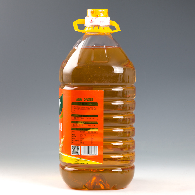 龙大 食用油 调和油5L装 调和油5000ml装 5000ml/桶 4桶/箱 食用植物调和油