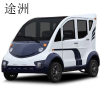 途洲电动四轮巡逻车5座全封闭锂电版