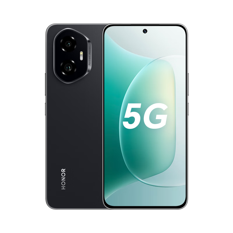 荣耀300 12GB+512GB墨岩黑 5G智能手机 轻薄小直屏单反级双防抖主摄100W快充 5000万像素 青海湖电池
