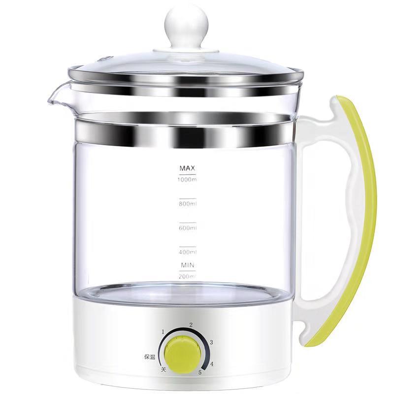 宿舍专用小功率电热水壶学生低功率烧水壶200w寝室小型1L保温500w 黄色水壶