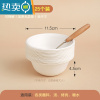 敬平一次性餐具纸碗家用装菜纸盘子蛋糕餐盘碟子一次性碗筷子套装 圆碗220ml-25个装[加厚无异味]