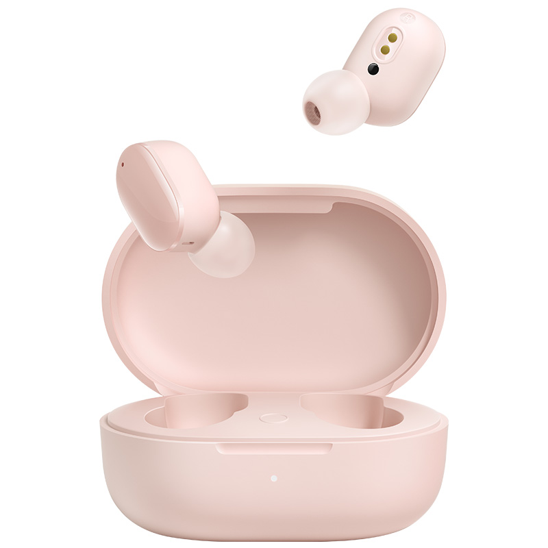 Redmi AirDots 3 真无线蓝牙耳机 粉色 小米耳机开盖弹窗蓝牙5.2适配小爱同学30h超长续航入耳检测高清大图