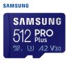 三星(SAMSUNG) 512GB TF(MicroSD)高速存储卡Pro Plus U3 V30 A2 4K读180M
