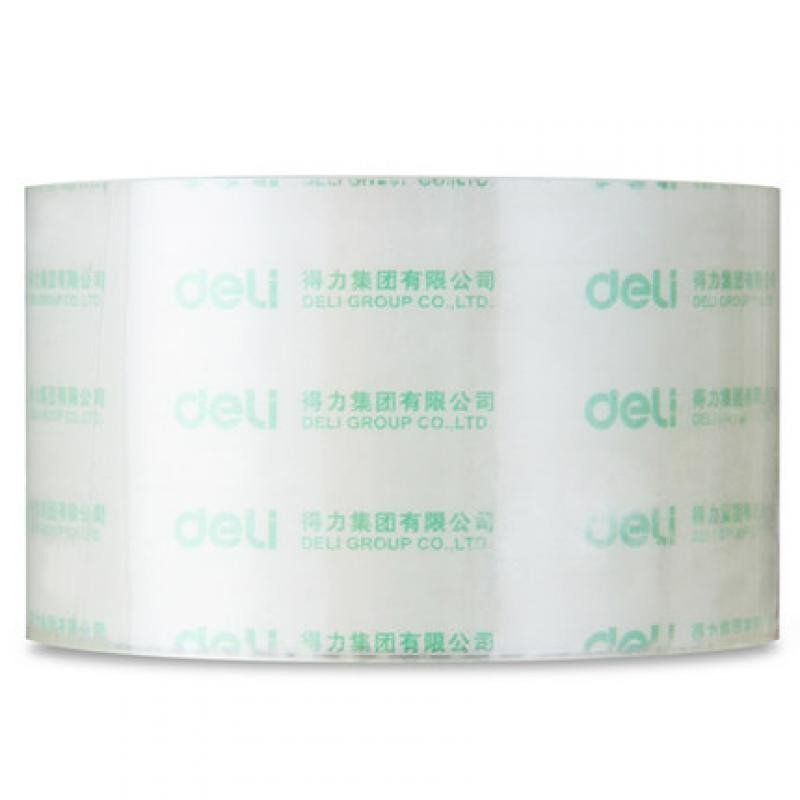 得力(deli) 30321 胶带 封箱胶带 透明胶带 宽6cm*40y打包胶带 6卷装