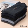 5双装(混搭) 均码(适合39-44码) 10双男士袜子劳保中帮长袜春秋款中筒耐磨工地干活耐穿工作袜结实