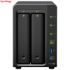 群晖(Synology)DS718+2盘位四核心NAS网络存储服务器磁盘阵列8TB企业级SATA硬盘千兆端口不规则体