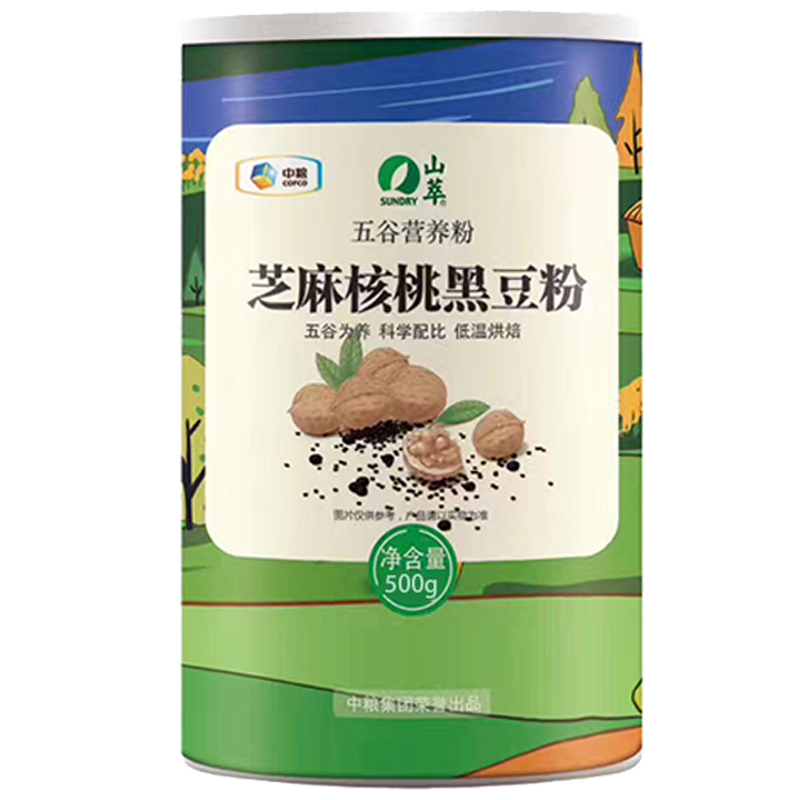 中粮福临门 山萃芝麻核桃黑豆营养粉 500g