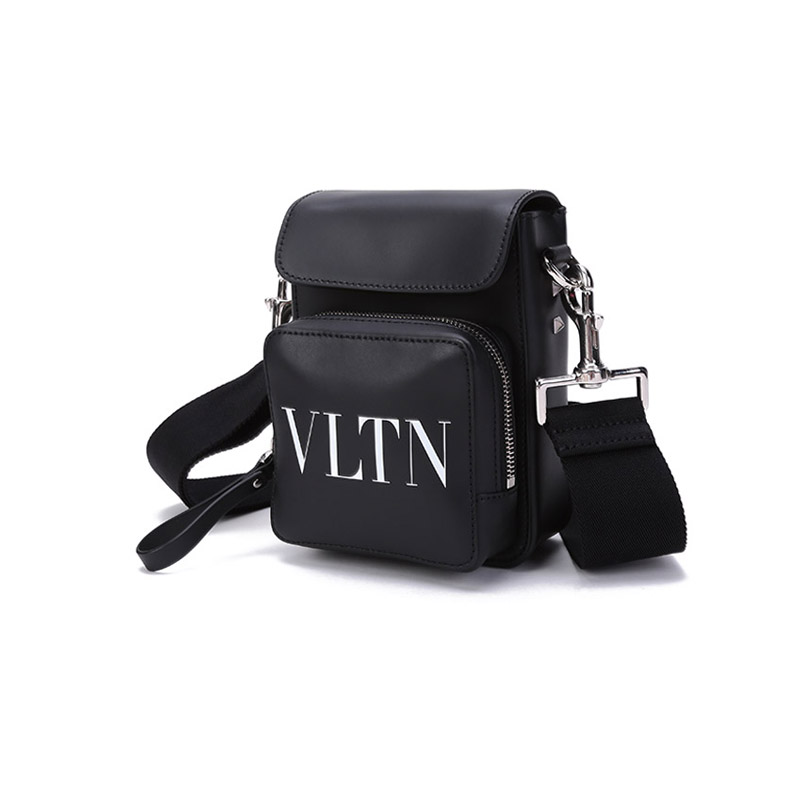 华伦天奴 VALENTINO 男士皮革单肩斜挎包 WY2B0A86WJW