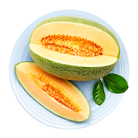 百果园公司 沙漠蜜瓜哈密瓜甜瓜 2粒装 单果重≥1.4kg