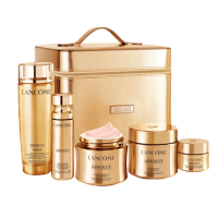LANCOME兰蔻菁纯臻颜面霜套装新版 抗皱紧致套盒(精粹水+精华+乳霜+面霜+眼霜)兰蔻菁纯五件套