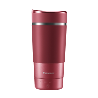 松下(Panasonic)电水壶 烧水壶便携式家用旅行恒温烧水杯 随行冲奶泡茶办公室养生保温杯NC-K501R 红色