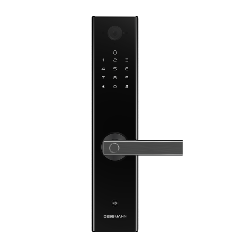 德施曼指纹密码锁智能门锁 Q3MPro 家用防盗门智能安防锁 猫眼可视大屏智能锁