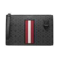 巴利 BALLY 奢侈品 男士TPU织物手拿包MAKID STM
