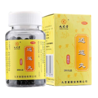 [2瓶 半月款]九芝堂 逍遥丸(浓缩丸)200丸/盒 疏肝健脾 养血调经 用于肝气不舒所致月经不调 胸胁胀痛 头晕目眩