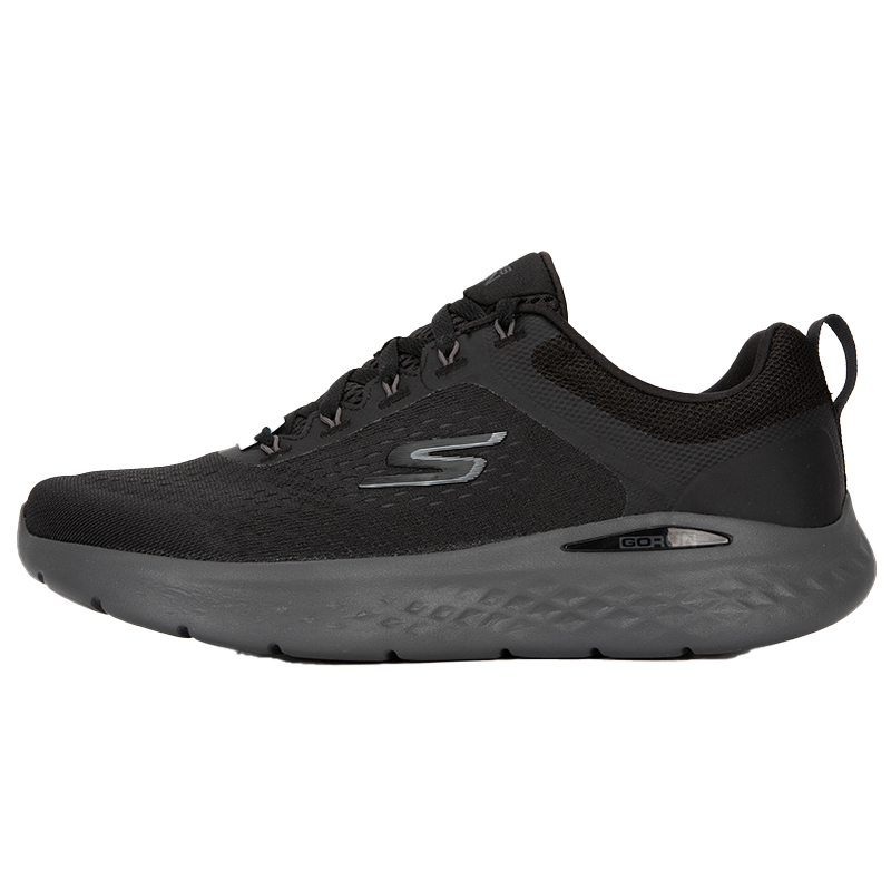 斯凯奇(Skechers)男鞋透气鞋减震跑步鞋轻便运动鞋健步休闲鞋子男 220894-BKCC