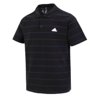 阿迪达斯(adidas) 2023夏季新款POLO时尚条纹翻领运动服健身训练跑步T恤 IA8163
