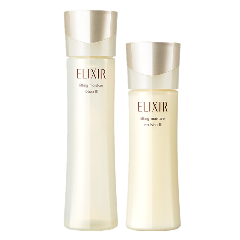 ELIXIR怡丽丝尔优悦活颜弹润保湿水乳[I清爽型]补水保湿水润弹性补充胶原蛋白 水130ml+乳170ml