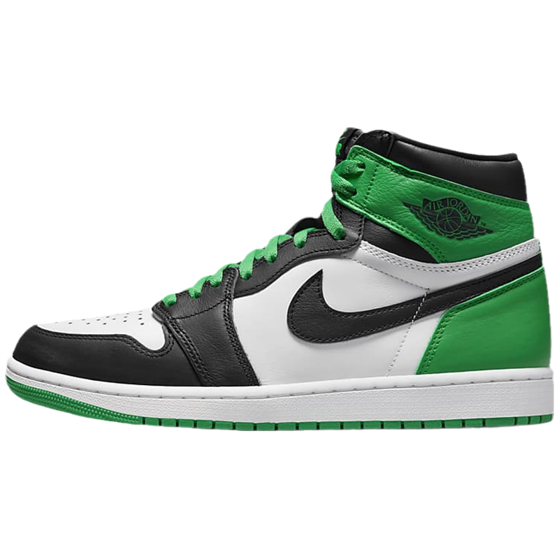 JordanAirJordan1HighOG黑绿脚趾凯尔特人减震防滑高帮复古篮球鞋男女同款白绿黑DZ5485-031