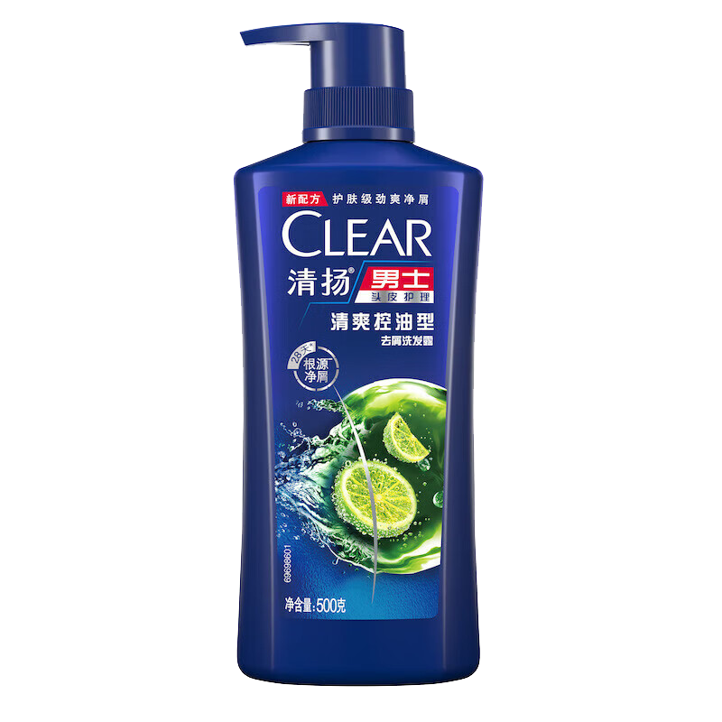清扬(CLEAR)洗发水去屑控油清爽蓬松洗发乳男女通用持久留香大容量家庭装 控油平衡1000g