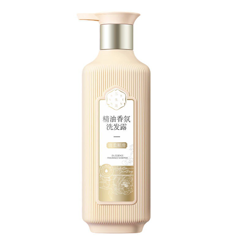 (PECHOIN)百雀羚三生花洗发水 三生花精油香氛洗发露(清柔顺滑)500ml