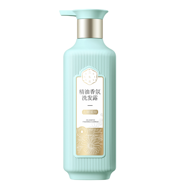 (PECHOIN)百雀羚三生花洗发水 三生花精油香氛洗发露(去屑柔顺)500ml