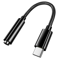 适用三星S24/23耳机转接头10十s20fe手机typec转3.5mm转换器线S22tpc数字解码音频DAC通话安卓