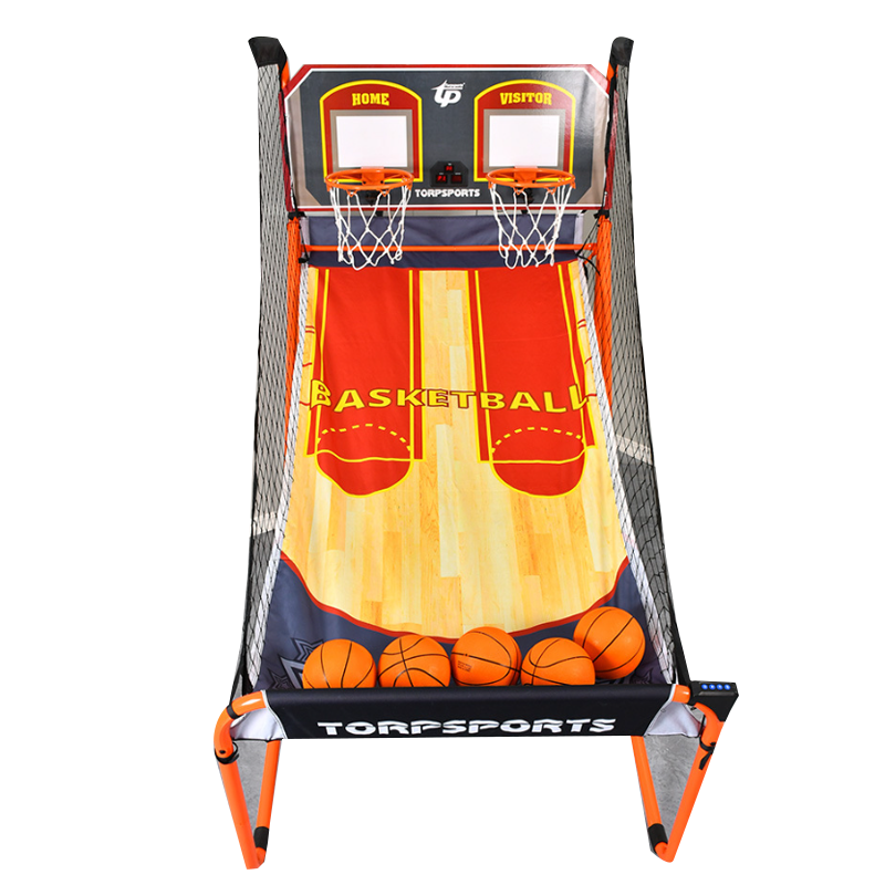 TORPSPORTS标准室内投篮机折叠篮球机 简易双人款