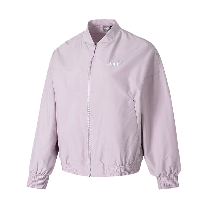 彪马(PUMA)女装新款夹克跑步训练上衣户外运动服休闲立领外套626021-60 ZP