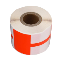 中电鼎润 Red3825 38mm*25mm-40mm 标签胶贴 1.00 盒/卷 (计价单位:卷) 红色