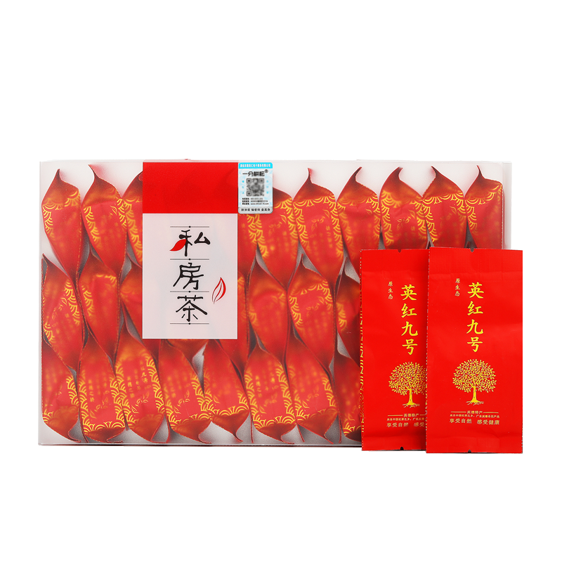 一分耕耘 广东红茶 茶叶 手提礼盒装英德英红九号 茗茶送礼定制 一盒200g共33包