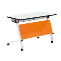 科朔 折叠桌条桌长条会议桌翻版桌会议桌1800W*500D*750H FT-7118