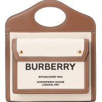 BURBERRY POCKET 徽标 字母徽标 帆布织物 8039361