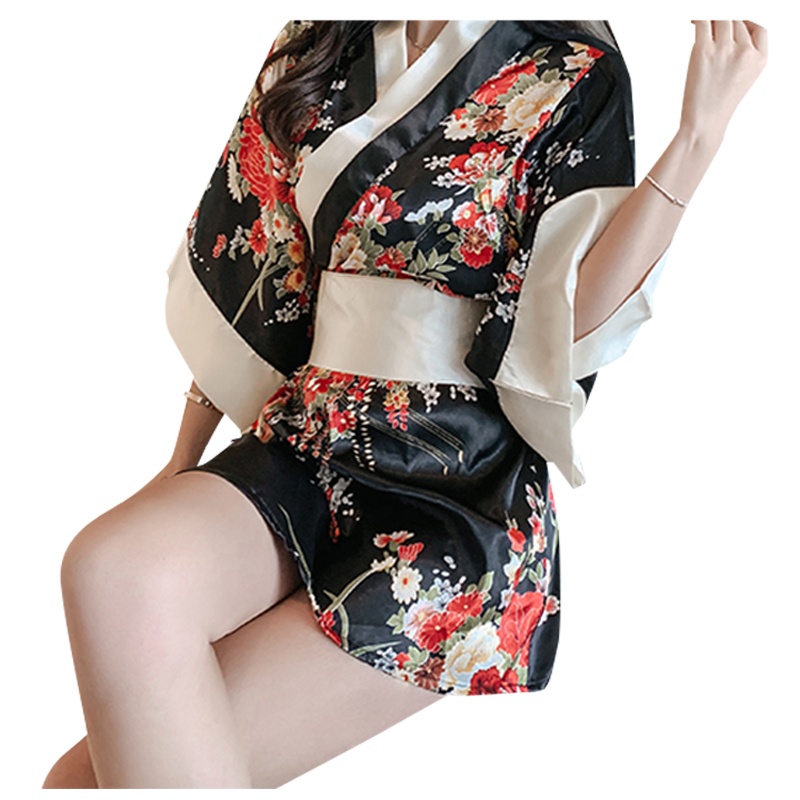 浅眸 日系和服性感睡衣超骚开档诱惑挑逗床上激情内衣套装透视美女学生成人用品情趣内衣自营