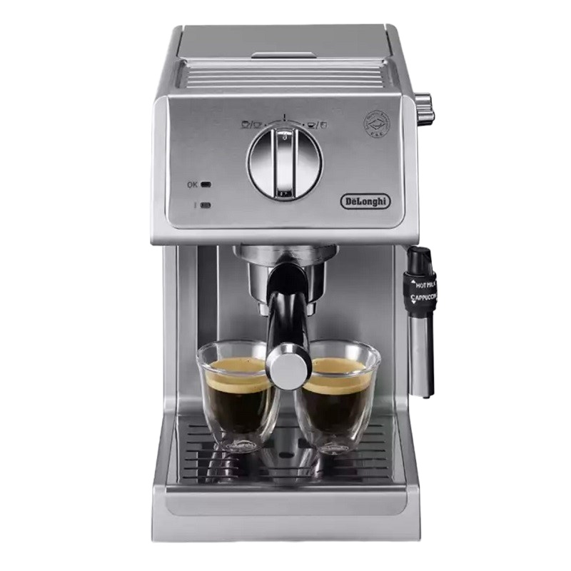 德龙(DeLonghi)ECP36.31家用咖啡机办公室意式泵压式半自动打奶泡 单个装