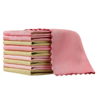 苏宁宜品 5条25*25cm洗碗布鱼鳞抹布 家务清洁厨房用品擦毛巾去油家用吸水不掉毛不沾油