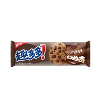 趣多多 大块曲奇饼干 大块巧克力味72g